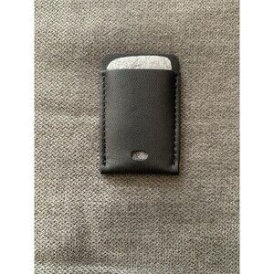 TUMI Calera black leather gold logo fob BAG PURSE HANDBAG charm replacement